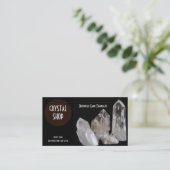 治療の水晶の店-水晶 名刺 (スタンド正面)