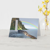 治療の細道の挨拶状 カード (黄色い花)