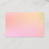 治療の翼の名刺 名刺 (裏面)