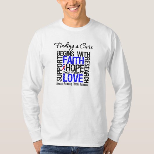 治療の肺線維症を見つけること Tシャツ (正面)
