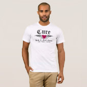 治療の頭部および首のCancerTattooの翼 Tシャツ (正面フル)
