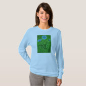 治療の~ ALSのためのヤグルマギクのTシャツそして希望 Tシャツ (正面フル)