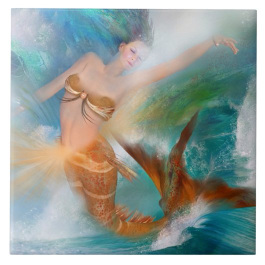 治療のSacral女神の芸術のタイル タイル (正面)