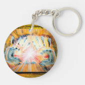 治療ライト及び治療手 キーホルダー (裏面)