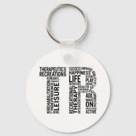 治療レクリエーションセラピスト キーホルダー