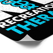 治療レクリエーションセラピー月 ポスター (角)