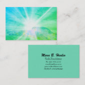 *~*治療師治療エネルギー手の光線 名刺 (正面/裏面)