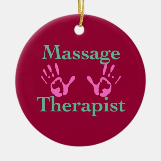 治療手のオーナメント セラミックオーナメント (正面)