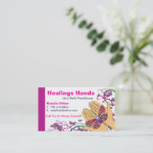 治療手-ビジネスCard2 名刺 (スタンド正面)