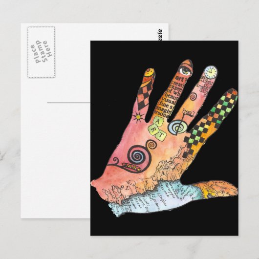 治療手 ポストカード (正面/裏面)