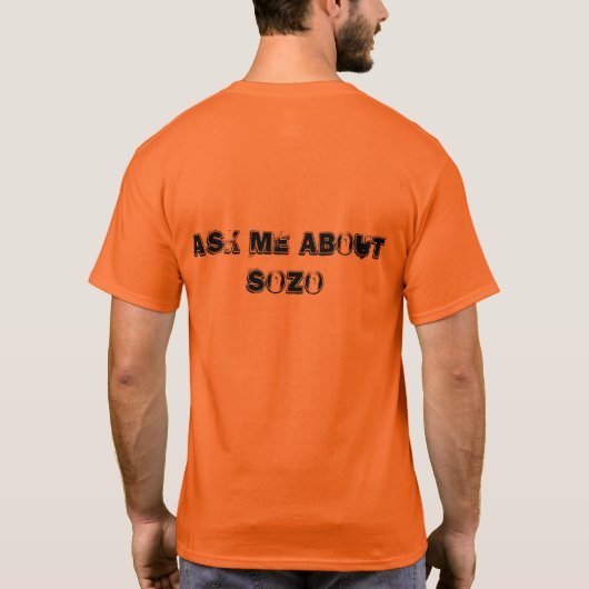 治療手- Tシャツ-クリスチャン- Sozo4all Tシャツ (裏面)