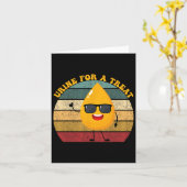 治療泌尿器分隊の面白いハロウィーンUrのための尿 カード (黄色い花)