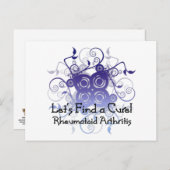 治療法を見つけよう！関節リウマチデザイン1 ポストカード (正面/裏面)