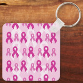 治療法を見つける/ハート/おばあちゃん…乳癌 キーホルダー (裏面)