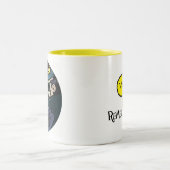 治療用の漫画及び治療のマグ ツートーンマグカップ (中央)