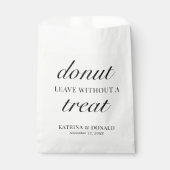 治療離れを受けずにドーナツ | 結婚s フェイバーバッグ (正面)