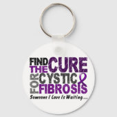治療1嚢胞性線維症Tシャツとギフトを見つける キーホルダー (正面)