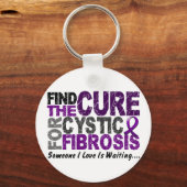 治療1嚢胞性線維症Tシャツとギフトを見つける キーホルダー (正面)