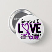 治療2の嚢胞性線維症のTシャツ及びギフトを必要とします 缶バッジ (正面&裏面)