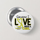 治療2の脳水腫を必要とします 缶バッジ (正面&裏面)