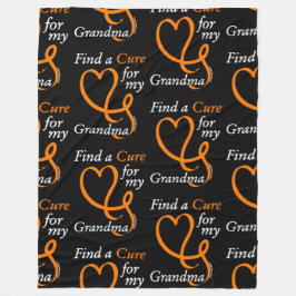 治療/ハート/おばあちゃんの検索…RSD/CRPS フリースブランケット