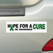 治療… TBIのための希望 バンパーステッカー (車上)
