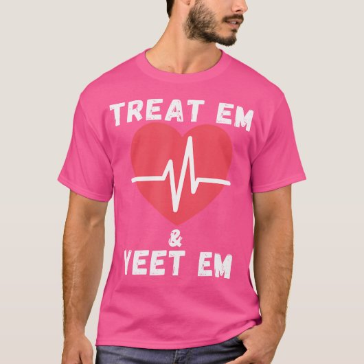 治療Em Yeet Em おもしろい Ems Erナース救急車Dr G Tシャツ (正面)