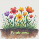 治癒には許しが必要だ シール (正面)