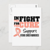 治癒のための闘いにおける子宮がん ポストカード (正面/裏面)