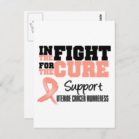 治癒のための闘いにおける子宮がん ポストカード (正面/裏面)