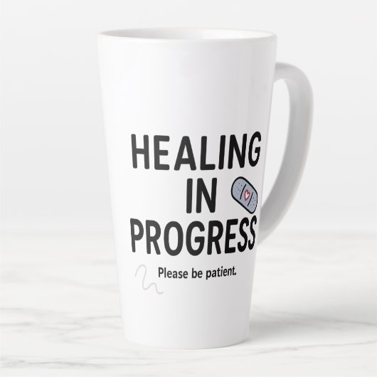 治癒の進行中 – マグカップ (右アングル)
