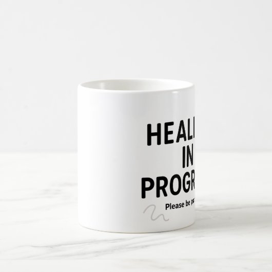治癒の進行中 – マグカップ (中央)