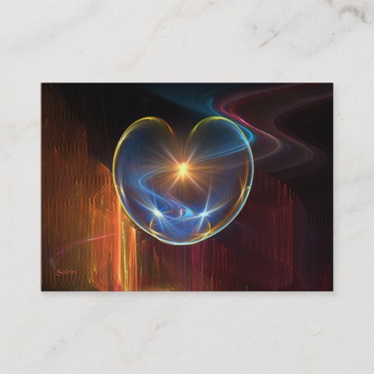 治癒ハート 名刺 (正面)