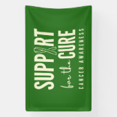 治癒バナーに対するがん認識度支援 横断幕 (縦)