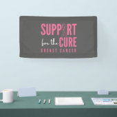 治癒バナー標識に対する乳がん支持 横断幕 (トレードショー)