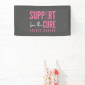 治癒バナー標識に対する乳がん支持 横断幕 (インサイチュ)