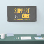 治癒バナー標識に対する小児期がんの支援 横断幕 (トレードショー)