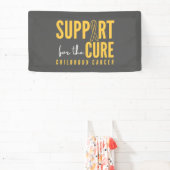 治癒バナー標識に対する小児期がんの支援 横断幕 (インサイチュ)