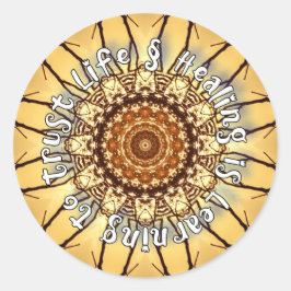 治癒確認シール ラウンドシール