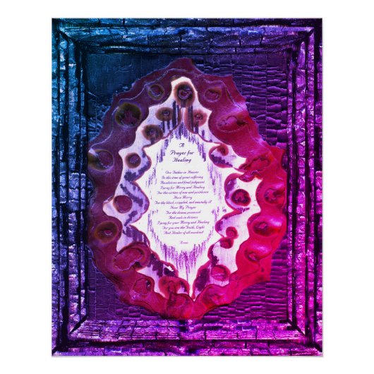 治癒祈りの言葉 ポスター (正面)