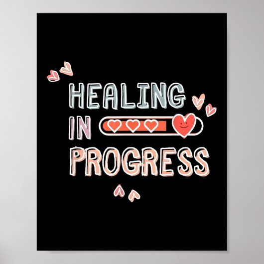 治癒進行中メンタルヘルス認識度セルフC ポスター (正面)