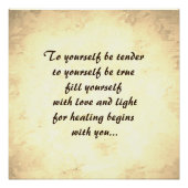 治癒 ポスター (正面)