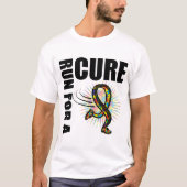 治走療の自閉症 Tシャツ (正面)