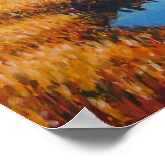 「沼と雲」 ポスター (角)