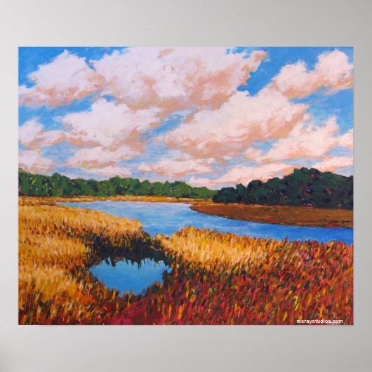 「沼と雲」 ポスター (正面)