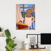 「沼と雲」 ポスター (ホームオフィス)