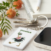 沼のダチョウ競走 キーホルダー (正面右)