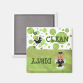 沼のダチョウ競走 マグネット (正面/裏面)