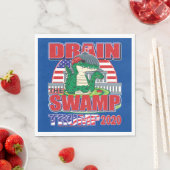 沼のトランプ2020を排水する スタンダードランチョンナプキン (インサイチュ)