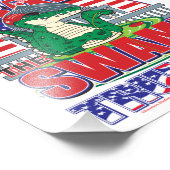 沼のトランプ2020を排水する フォトプリント            (角)